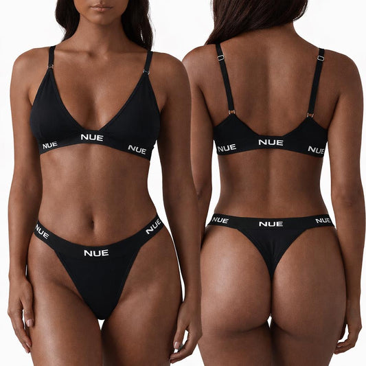 Basic Bra and Thong Set